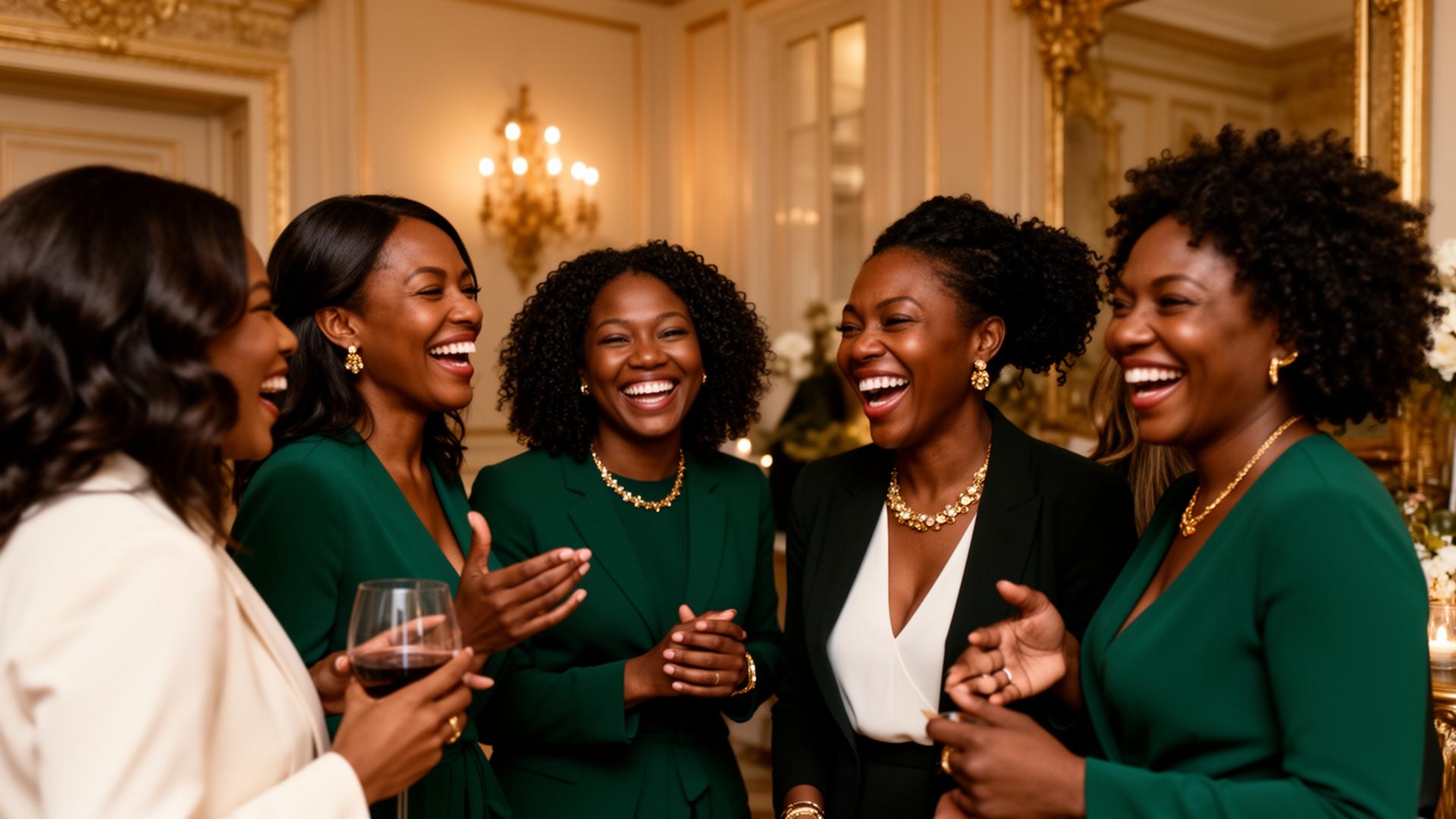 Women connecting at a Wealthy & Worthy event